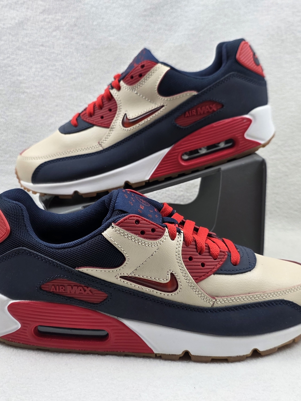 Nike Air Max 90 Home & Away University Red Sneakers Shoes Men's Size 11